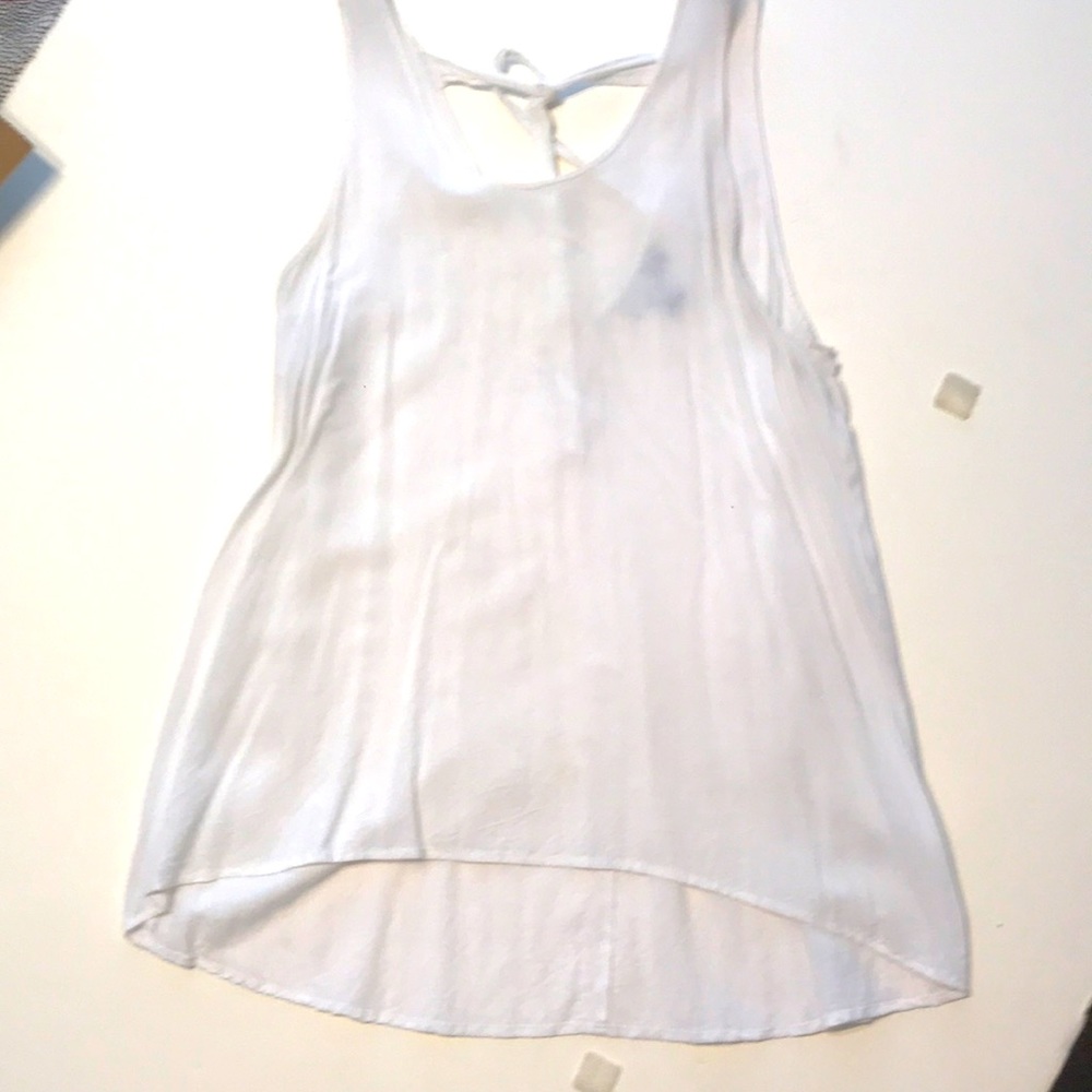 14th & Union size small white tank top